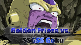 Dragon Ball Golden Frieza vs. SSGSS Goku