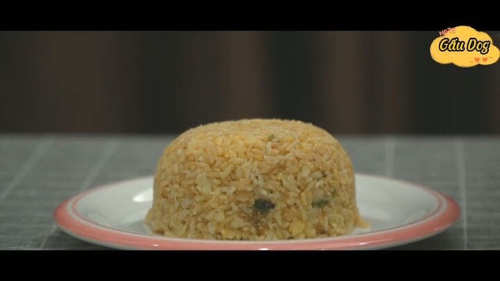 Cơm chiên trứng hành kiểu Hàn Quắc 2 #amthuc