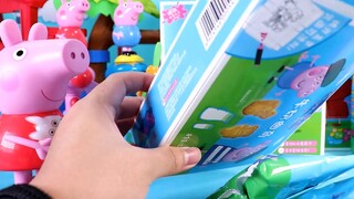 Peppa Pig's Milk Chip Snack và Bánh quy rau quả QQ Fudge đầy màu sắc và Cookies Snack Pack