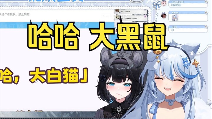 艾尔莎看"【花礼】看《哈↓哈↑，大白猫！是什么梗？》她到底是不是猫啊？"