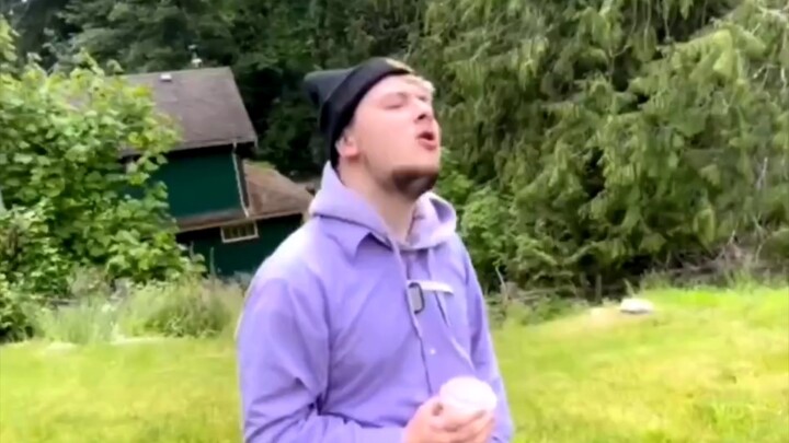 My mom told me to go outside because the dog is barking.