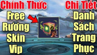 Liên Quân Garena FREE rương Skin vip cách nhận - Chi tiết danh sách skin trong rương AOV APL 2022