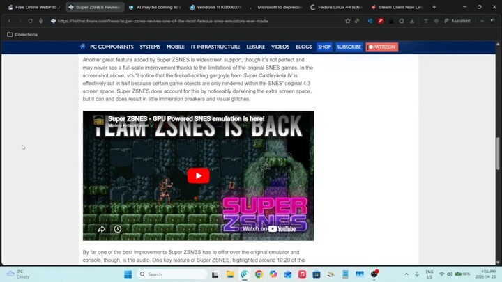 Super ZSNES Revives One of the Most Famous SNES Emulators Ever Made