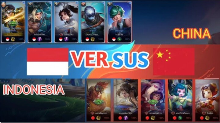 HONOR OF KINGS | INDONESIA VS CHINA!!! TEAM PAKAI META DUA SMITE #honorofkings #HOKID