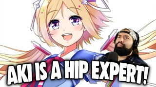 [Japanese and English mature meat] Foreign DD watched Aki twist her hips and called her an expert Te