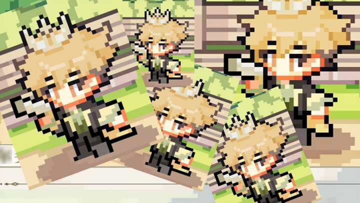 【ᵈᵒᵒᵈˡᵉ₍˄˄·】Baby, you are six cute pixel people⚡