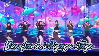 Blue flame inkigayo stage - Lesserafim