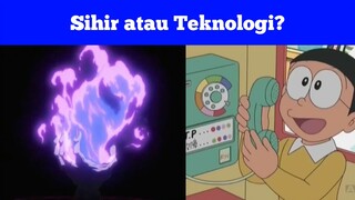 Peralatan Doraemon Menggunakan Sihir atau Teknologi?