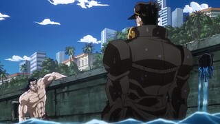 JOJO's Bizarre Adventure 3: Jotaro completely defeats his opponent and sets off for India again