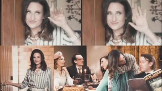 How does this lady manage to look so radiant, even without her husband...