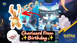 Lần Đầu Đấu Với Mega Charizard X From Sinh Nhật Pokemon Go!