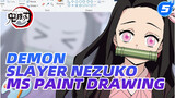 Demon Slayer Nezuko | MS Paint Drawing_5