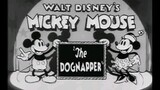 Mickey Mouse 1934 "The Dognapper" Public domain cartoon