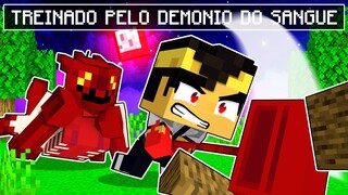 MINECRAFT... MAS FUI TREINADO PELO DEMONIO DO SANGUE *Chainsaw Man*