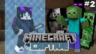 Aku Bertarung Dengan Para Mobs Di Minecraft World Border - Minecraft Captive Indonesia - Part 2