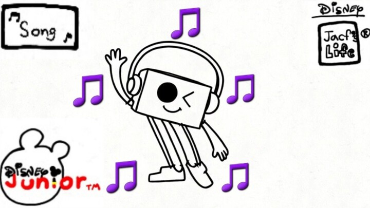 Jacf's Life - Jacf Robot Dancing (Disney Junior)