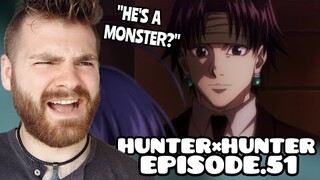 CHROLLO THE MONSTER??!! | HUNTER X HUNTER - Episode 51 | New Anime Fan | REACTION!