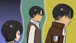 Levi Ackerman Transformation - Attack On Titan Animation