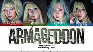 Aespa (에스파) 'ARMAGEDDON' Lyrics [Color Coded Han_Rom_Eng]