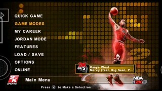 NBA 2K13 (PSP) Jazz vs Spurs, Game 3, Western Conference Quarterfinals, Season 2, PPSSPP emulator.