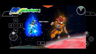 Guko vs Vegeta #PSP #ANDROID #Gameplay