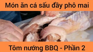Món ăn cá sấu đầy phô mai tôm nướng BBQ #2