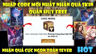 Liên Quân Nhận 2 Gifcode FREE Quân Huy Miễn Phí Và Skin Kiếm Sss+ Mới Nhất
