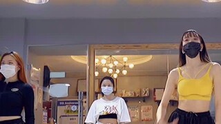 SM new girl group aespa debut song Black Mamba chorus part quick cover [Faustine Dance Group]