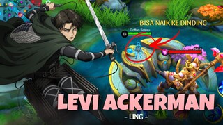 BEGINI JADINYA KALO LING YANG DAPAT SKIN LEVI ATTACK ON TITAN 😱