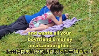 “Why don’t you get married? Because it’ll bankrupt me!”