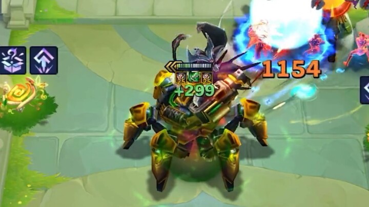 Three-star Crab 1v2 against three big three-star fox