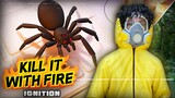 MAN WITH ARACHNOPHOBIA PLAYS SPIDER HORROR GAME