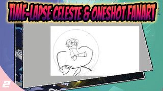 Fanart Time-lapse | Celeste & OneShot Crossover_2