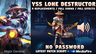 Yi Sun-Shin Collector Skin Script | 4 Replacements - Full Sound w/ HD Effects | No Password | MLBB