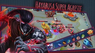 Adu mekanik. Agresif banget  hayabusaku kali ini 😵 | Gameplay hayabusa | MLBB