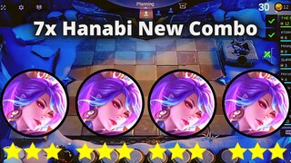 7X 3 STAR HANABI CRAZY NEW STRATEGY WITH THARZ SKILL 3 | MLBB MAGIC CHESS BEST SYNERGY COMBO TERKUAT
