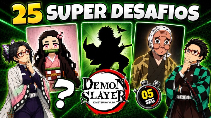 Demon Slayer Quiz: Can You Get All 25 Challenges Right? (BR)