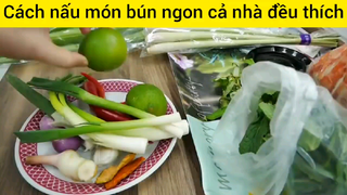 Cách nấu món Bún ngon cả nhà đều thích #3