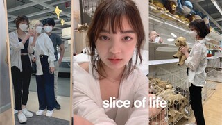 Slice of Life: IKEA vlog, Getting the vaccine, Trying new makeup, Drive w/me & sister, Playlist 🤍