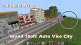Mimicking Grand Theft Auto: Vice City in Minecraft