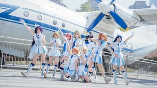 【加油华伟】完颜团神级翻跳✈️大飞机前的Wonderful Rush！