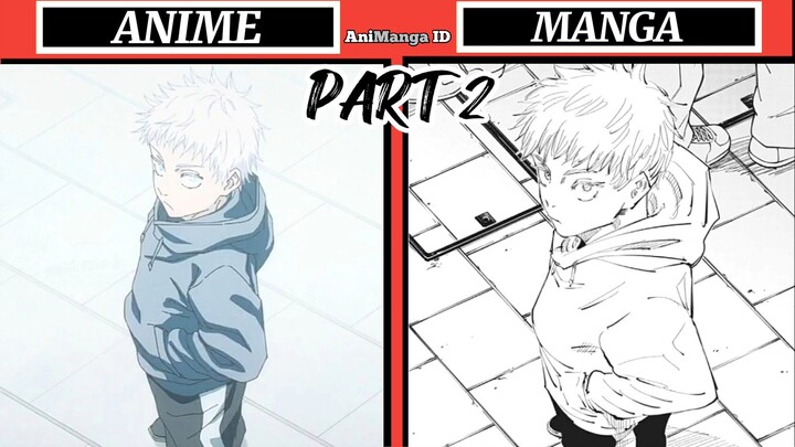 Part 2 ANIME VS MANGA JUJUTSU KAISEN SEASON 2 EPISODE 11