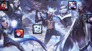 The original painting of EDG champion skin is exposed! Male gun, Zoe, Foego, Cat, Aphelios!