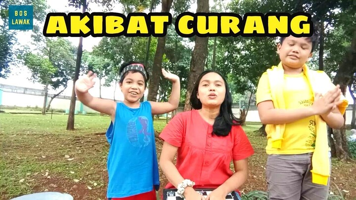Inilah akibat curang ( Adegan ini jangan ditiru ) || Video lucu Terbaru