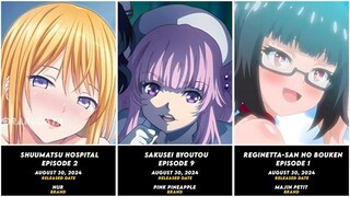 Upcoming Anime in August 2024