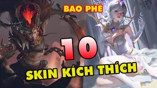 TOP 10 trang phục LMHT khiến game thủ KÍCH THÍCH tột độ, tăng 200% sức mạnh khi mang vào trận