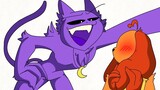 fandom vs canon/ catnap x dogday_ poppy playtime animation meme