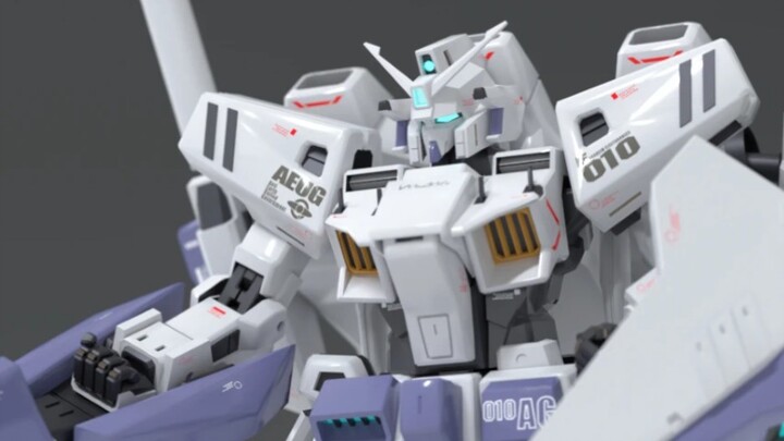 [模型欣赏]附带变形过程 永野护版ZZ高达 P站同人 3D模型