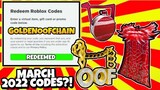 *MARCH 2022 CODES* ALL NEW WORKING PROMO CODES! In Roblox Promocodes + Free Event Items and MORE