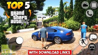 Top 5 Best Game Like GTA 5 New Game on Android Game (With All Games Link)